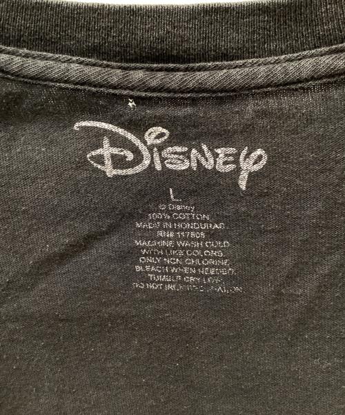 DISNEY（ディズニー）DISNEY (ディズニー) 半袖カットソー ブラック×ホワイト サイズ:Lの古着・服飾アイテム