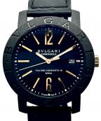 BVLGARIブルガリ）の古着「ブルガリ・ブルガリ カーボン BVLGARI・BVLGARI CARBON Ref. BB40CL」｜ブラック