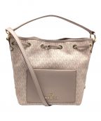 MICHAEL KORSマイケル・コース）の古着「2WAY巾着ショルダーバッグ」｜ピンク