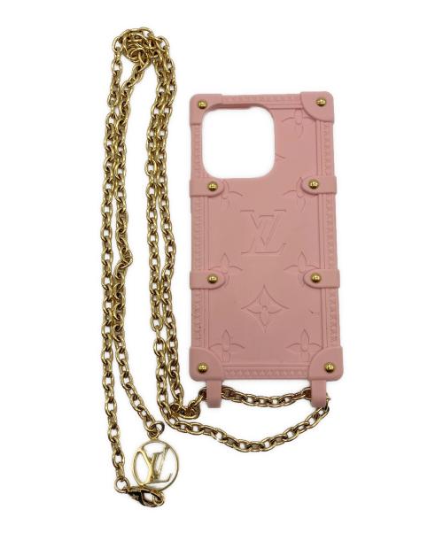 LOUIS VUITTON（ルイ ヴィトン）LOUIS VUITTON (ルイ ヴィトン) チェーンストラップ付きスマホケースの古着・服飾アイテム