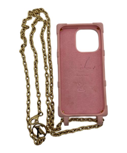 LOUIS VUITTON（ルイ ヴィトン）LOUIS VUITTON (ルイ ヴィトン) チェーンストラップ付きスマホケースの古着・服飾アイテム