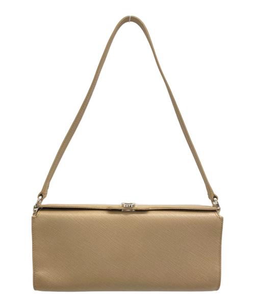 Salvatore Ferragamo（サルヴァトーレ フェラガモ）Salvatore Ferragamo (サルヴァトーレ フェラガモ) ガンチーニハンドバッグ ベージュの古着・服飾アイテム