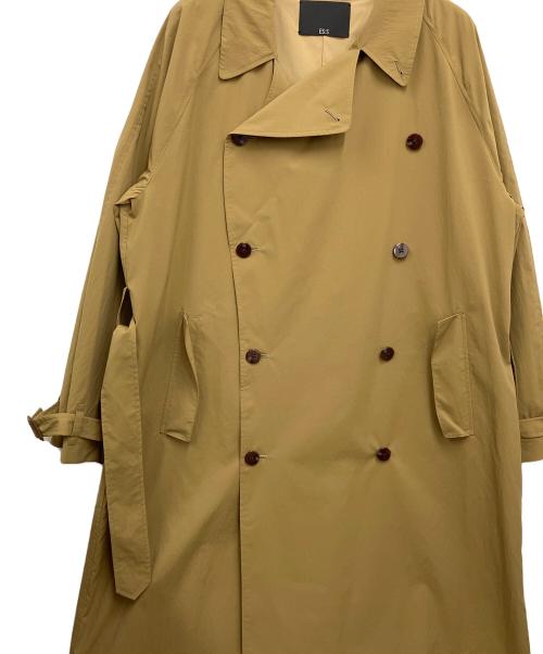 ESS（イーエスエス）ESS (イーエスエス) トレンチコート カーキ サイズ:ＳＩＺＥ2の古着・服飾アイテム