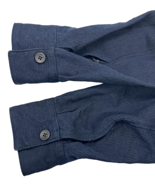 SUS-SOUS（シュス）SUS-SOUS (シュス) ロングスモックグランパシャツ ネイビー サイズ:SIZE 9の古着・服飾アイテム