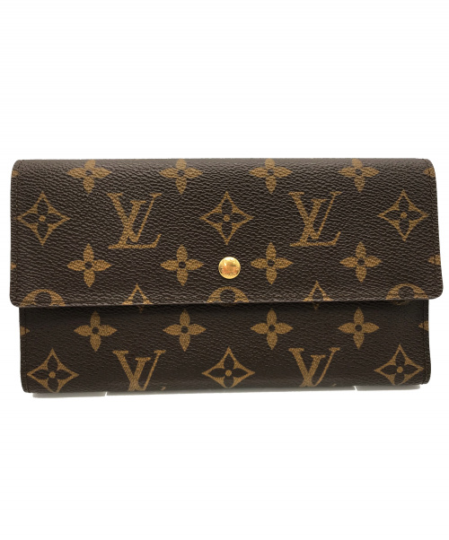 LOUIS VUITTON（ルイ ヴィトン）LOUIS VUITTON (ルイヴィトン) ポルトトレゾール・インターナショナル ブラウン サイズ:- モノグラム M61217 MI0974の古着・服飾アイテム