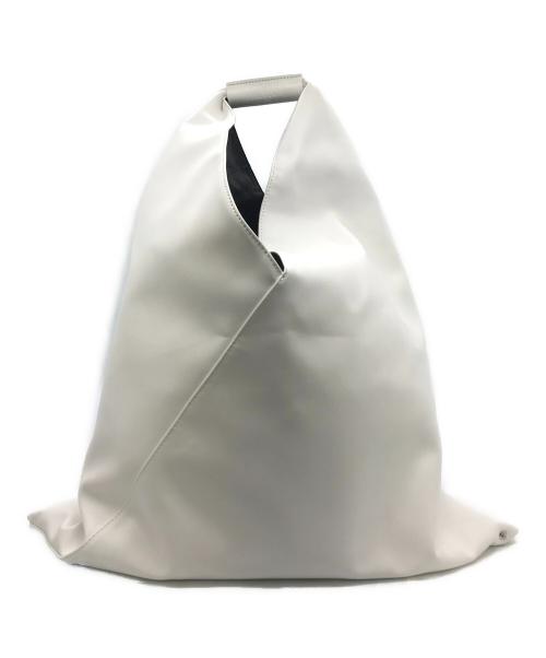 MM6 Maison Margiela（エムエムシックスメゾンマルジェラ）MM6 Maison Margiela (エムエムシックス メゾンマルジェラ) トートバッグ ホワイトの古着・服飾アイテム