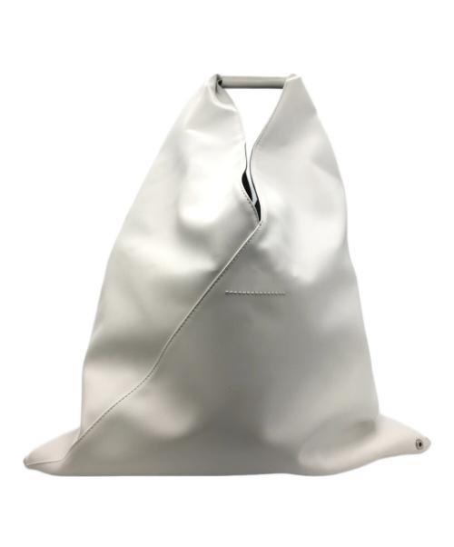 MM6 Maison Margiela（エムエムシックスメゾンマルジェラ）MM6 Maison Margiela (エムエムシックス メゾンマルジェラ) トートバッグ ホワイトの古着・服飾アイテム