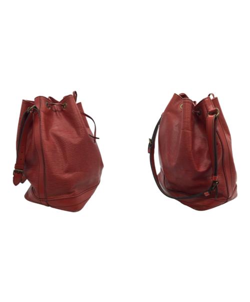 LOUIS VUITTON（ルイ ヴィトン）LOUIS VUITTON (ルイ ヴィトン) 巾着ショルダーバッグ レッドの古着・服飾アイテム