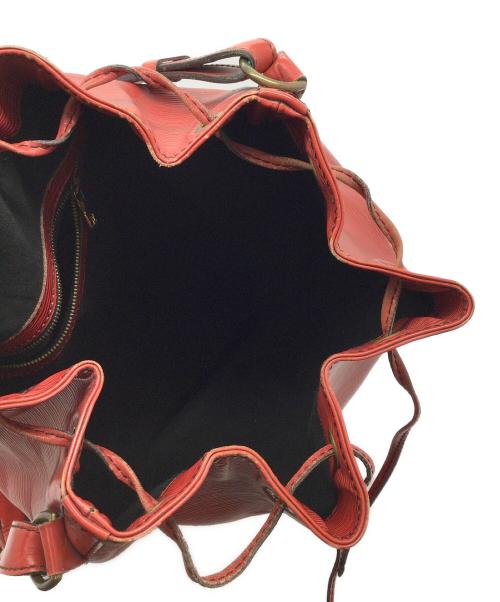 LOUIS VUITTON（ルイ ヴィトン）LOUIS VUITTON (ルイ ヴィトン) 巾着ショルダーバッグ レッドの古着・服飾アイテム