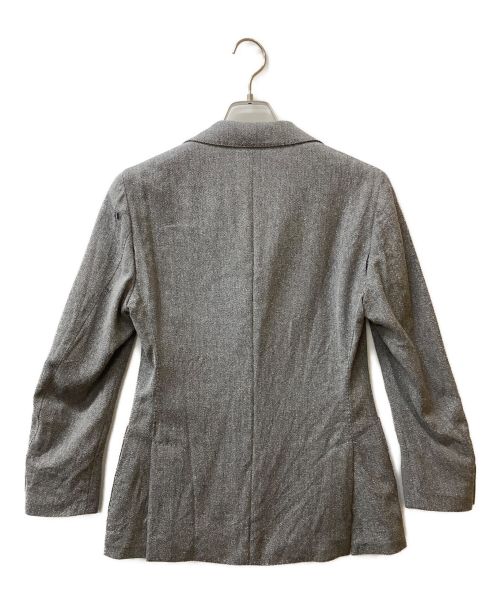 LARDINI（ラルディーニ）LARDINI (ラルディーニ) ウールシルクライトテーラードジャケット グレー サイズ:44の古着・服飾アイテム