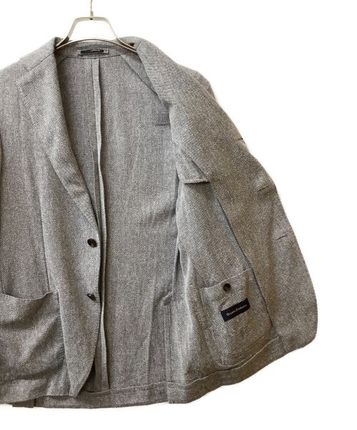 LARDINI（ラルディーニ）LARDINI (ラルディーニ) ウールシルクライトテーラードジャケット グレー サイズ:44の古着・服飾アイテム