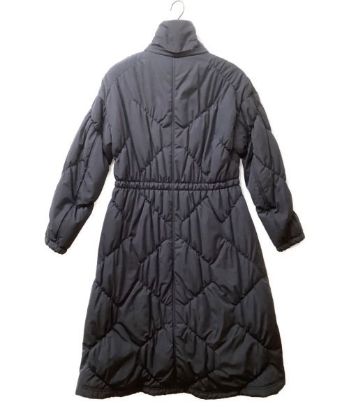 EMPORIO ARMANI（エンポリオ アルマーニ）EMPORIO ARMANI (エンポリオアルマーニ) ロングダウンコート ネイビー サイズ:38の古着・服飾アイテム