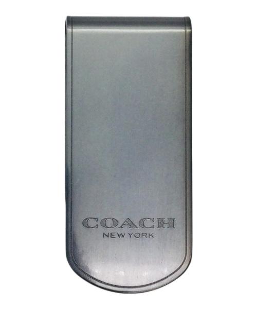 COACH（コーチ）COACH (コーチ) カードケース ブルー×ブラックの古着・服飾アイテム