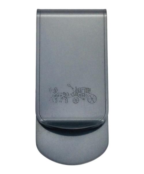 COACH（コーチ）COACH (コーチ) カードケース ブルー×ブラックの古着・服飾アイテム