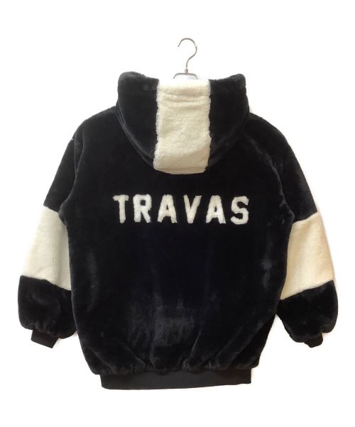 TRAVAS（トラバス）TRAVAS (トラバス) フェイクファーパーカー ブラック サイズ:Freeの古着・服飾アイテム