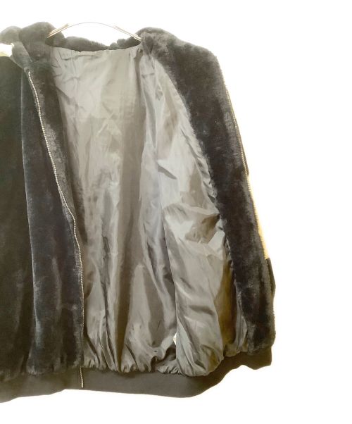 TRAVAS（トラバス）TRAVAS (トラバス) フェイクファーパーカー ブラック サイズ:Freeの古着・服飾アイテム