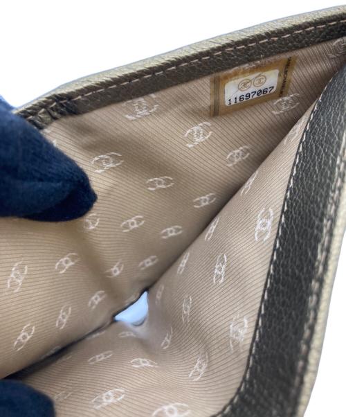 CHANEL（シャネル）CHANEL (シャネル) パスケース ゴールドの古着・服飾アイテム