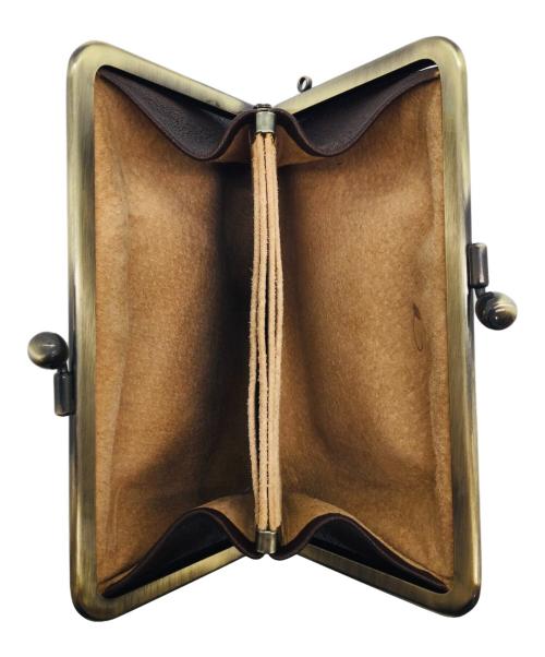 土屋鞄（ツチヤカバン）土屋鞄 (ツチヤカバン) がま口財布 ブラウンの古着・服飾アイテム