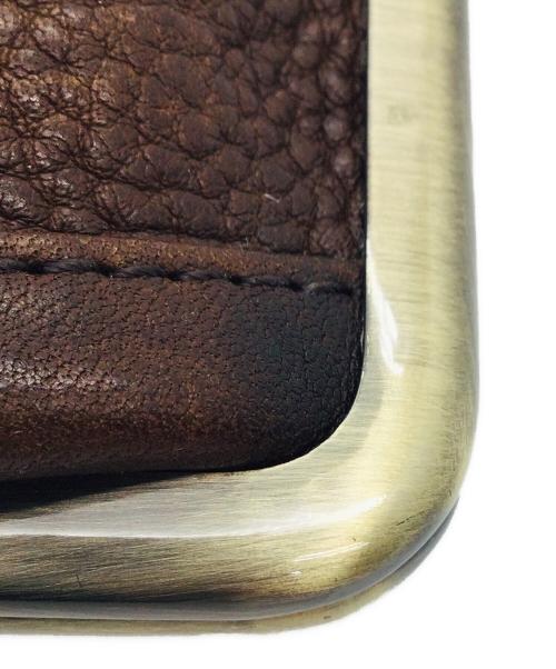 土屋鞄（ツチヤカバン）土屋鞄 (ツチヤカバン) がま口財布 ブラウンの古着・服飾アイテム