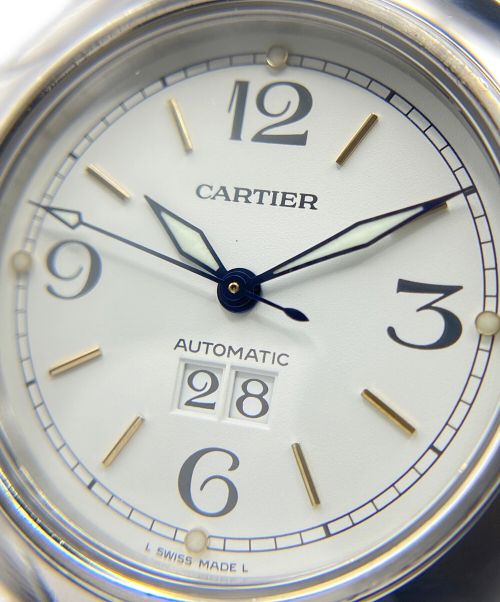 Cartier（カルティエ）Cartier (カルティエ) パシャCビッグデイト 白文字盤 サイズ:35の古着・服飾アイテム