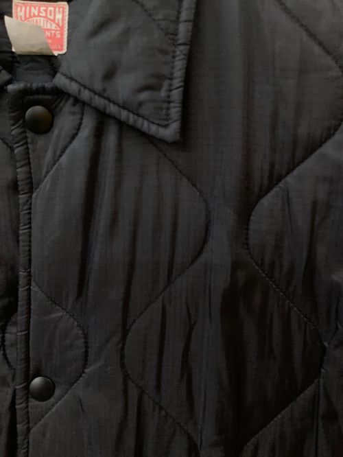 HINSON（ヒンソン）HINSON (ヒンソン) キルティングジャケット ブラック サイズ:Mの古着・服飾アイテム