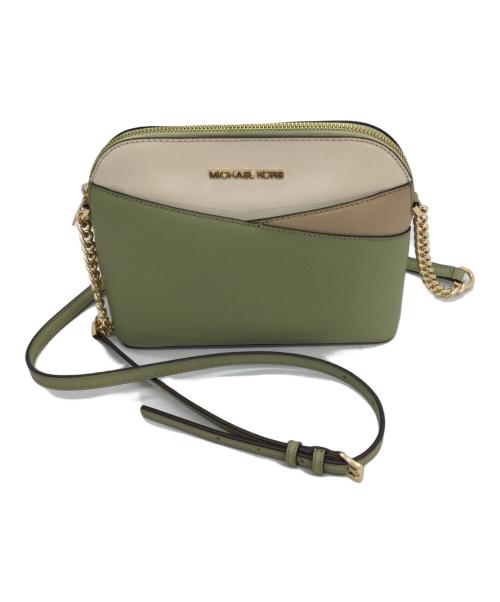 MICHAEL KORS（マイケル・コース）MICHAEL KORS (マイケルコース) ショルダーバッグ グリーンの古着・服飾アイテム
