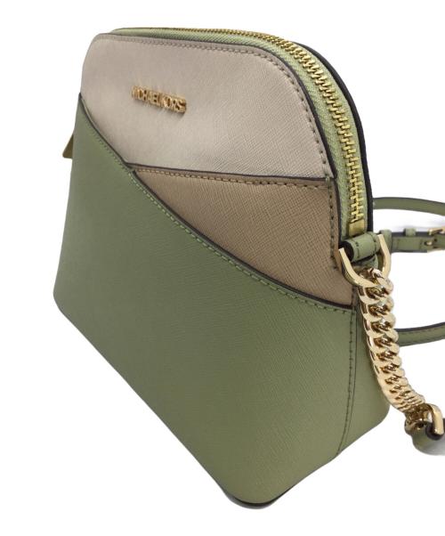 MICHAEL KORS（マイケル・コース）MICHAEL KORS (マイケルコース) ショルダーバッグ グリーンの古着・服飾アイテム