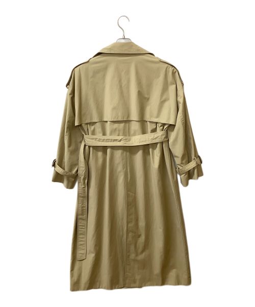 ebure（エブール）ebure (エブール) ハイカウントシルクコットン ドレスコート ベージュ サイズ:36の古着・服飾アイテム