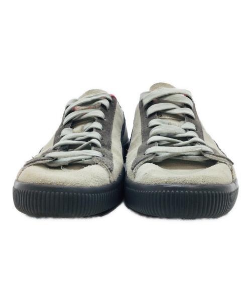 PUMA（プーマ）PUMA (プーマ) staple (ステイプル) ATMOS (アトモス) Suede Natural Grey グレー×ピンク サイズ:UK9、EUR43、US10、CM28の古着・服飾アイテム