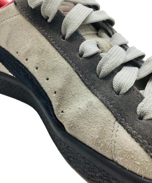 PUMA（プーマ）PUMA (プーマ) staple (ステイプル) ATMOS (アトモス) Suede Natural Grey グレー×ピンク サイズ:UK9、EUR43、US10、CM28の古着・服飾アイテム