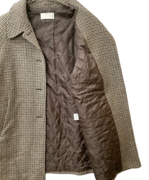 willfully（ウィルフリー）willfully (ウィルフリー) ウール混コート ベージュ×ブラック サイズ:Freeの古着・服飾アイテム