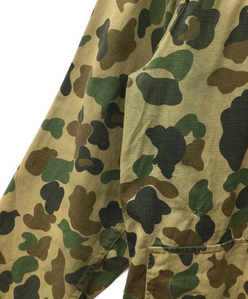 不明（不明）不明 (不明) 60-70s ハンティングジャケット ブラウン×グリーン サイズ:品質ﾀｸﾞ欠損の為不明の古着・服飾アイテム