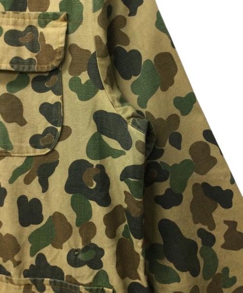 不明（不明）不明 (不明) 60-70s ハンティングジャケット ブラウン×グリーン サイズ:品質ﾀｸﾞ欠損の為不明の古着・服飾アイテム