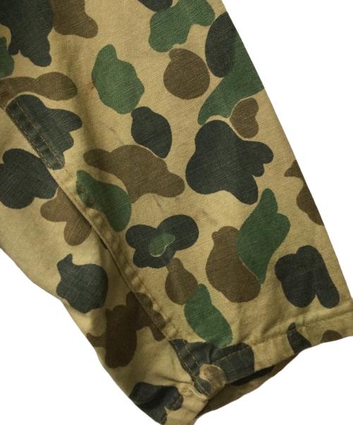 不明（不明）不明 (不明) 60-70s ハンティングジャケット ブラウン×グリーン サイズ:品質ﾀｸﾞ欠損の為不明の古着・服飾アイテム