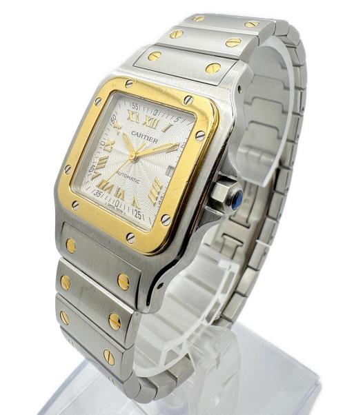Cartier（カルティエ）Cartier (カルティエ) サントスガルベ LM Ref.W20041C4 シルバー文字盤 サイズ:LMの古着・服飾アイテム