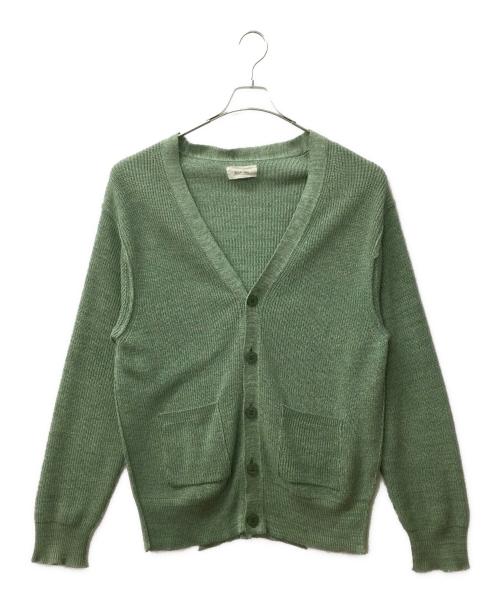Ernie Palo（アーニーパロ）Ernie Palo (アーニーパロ) EP03-KN01　Linen Rib Cardigan グリーン サイズ:46の古着・服飾アイテム