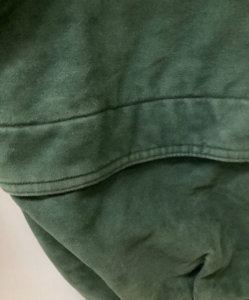 ERMENEGILDO ZEGNA（エルメネジルド・ゼニア）Ermenegildo Zegna (エルメネジルド・ゼニア) 切替レザーフライトブルゾン オリーブ サイズ:48の古着・服飾アイテム