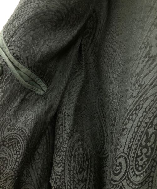 ERMENEGILDO ZEGNA（エルメネジルド・ゼニア）Ermenegildo Zegna (エルメネジルド・ゼニア) 切替レザーフライトブルゾン オリーブ サイズ:48の古着・服飾アイテム