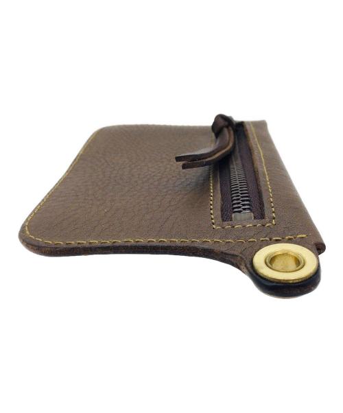 genten（ゲンテン）genten (ゲンテン) パスケース カーキ×ブラウン 未使用品の古着・服飾アイテム