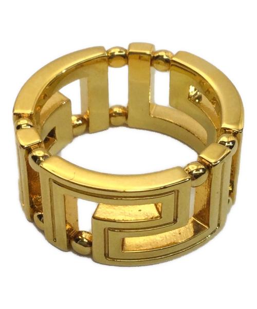VERSACE（ヴェルサーチェ）VERSACE (ヴェルサーチェ) グレカモチーフリング サイズ:15号の古着・服飾アイテム