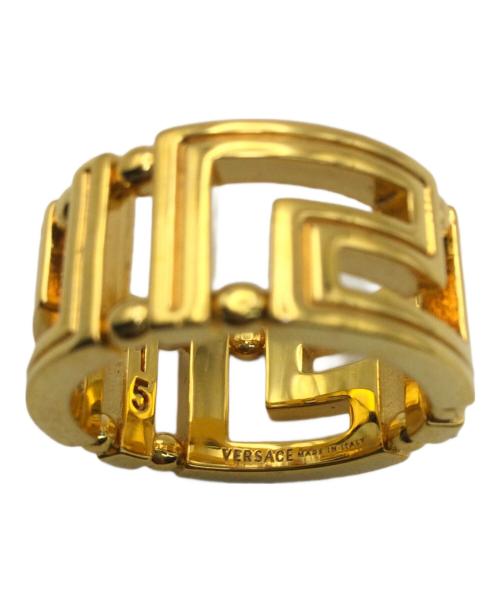 VERSACE（ヴェルサーチェ）VERSACE (ヴェルサーチェ) グレカモチーフリング サイズ:15号の古着・服飾アイテム