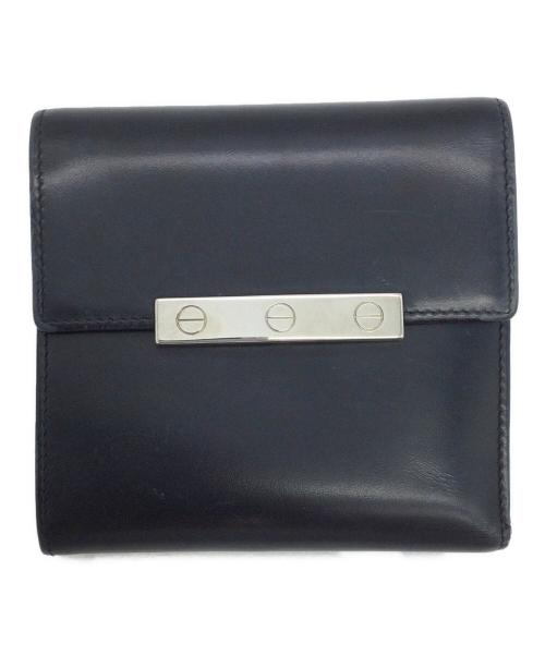 Cartier（カルティエ）Cartier (カルティエ) 3つ折り財布 ブラックの古着・服飾アイテム