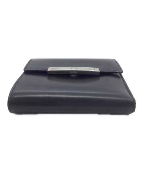 Cartier（カルティエ）Cartier (カルティエ) 3つ折り財布 ブラックの古着・服飾アイテム
