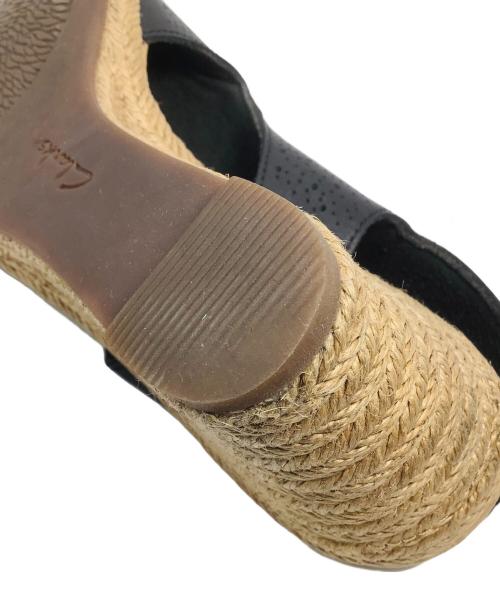 CLARKS（クラークス）CLARKS (クラークス) CLARKS(クラークス)ウェッジソール厚底サンダル ラフリーローズン ベージュ サイズ:24.5cmの古着・服飾アイテム