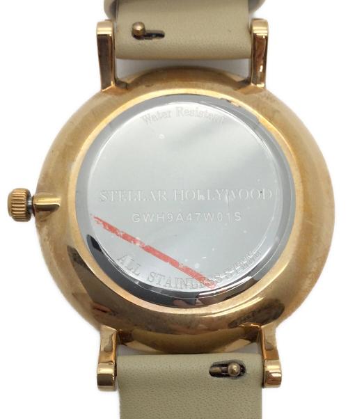 STELLAR HOLLYWOOD（ステラハリウッド）STELLAR HOLLYWOOD (ステラハリウッド) 腕時計 ベージュの古着・服飾アイテム