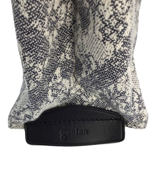 genten（ゲンテン）genten (ゲンテン) ショルダーバッグ ブルー×ブラックの古着・服飾アイテム