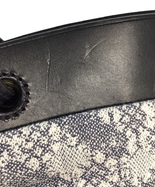 genten（ゲンテン）genten (ゲンテン) ショルダーバッグ ブルー×ブラックの古着・服飾アイテム