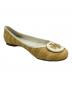 中古・古着 TORY BURCH (トリーバーチ) TORY BURCH(トリーバーチ)フラットシューズ ベージュ×ホワイト サイズ:８Ｍ(US8）25cm：7000円