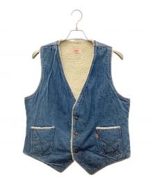 LEVI'S（リーバイス）の古着「60505-0213　70s USA製 デニムボアベスト」｜インディゴ
