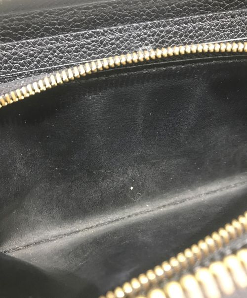 LOUIS VUITTON（ルイ ヴィトン）LOUIS VUITTON (ルイ ヴィトン) ポルトフォイユ・クレマンス モノグラム･アンプラント ノワールの古着・服飾アイテム